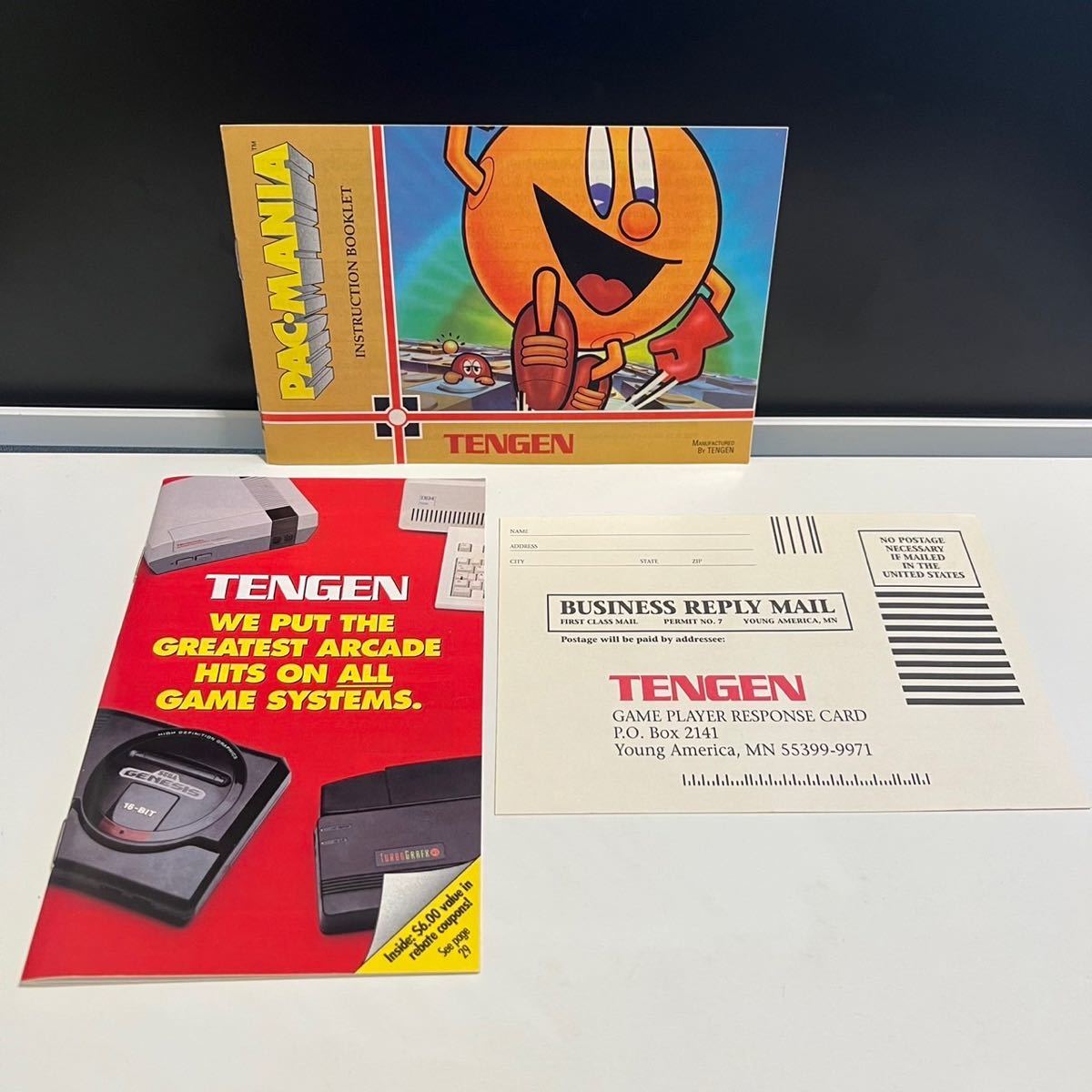 NES NINTENDO TENGEN 海外版 ソフト PAC・MANIA パックマニア レトロ 
