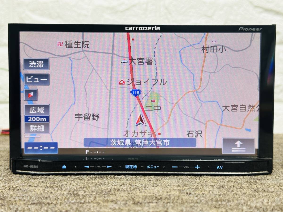 カロッツェリア AVIC-MRZ09 ナビゲーションシステム地図 2011年版