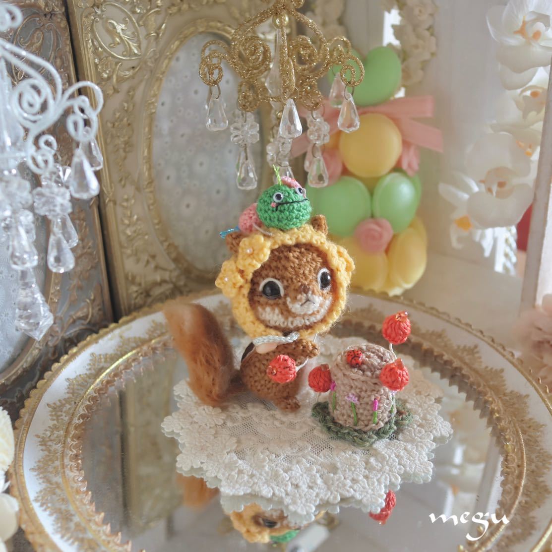 リスのあみぐるみを編みました🐿️ | - あみぐるみ 日々の暮らしを