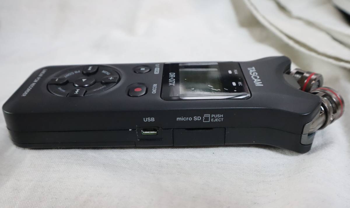 24美品TASCAMタスカム◇DR-07X◇ステレオ オーディオ レコーダー/USB