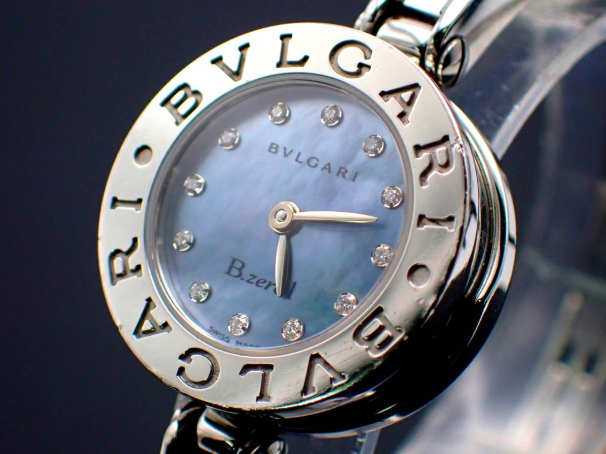 低価，大人気 1円～☆稼働 箱 ギャラ付き☆BVLGARI ブルガリ ビー 