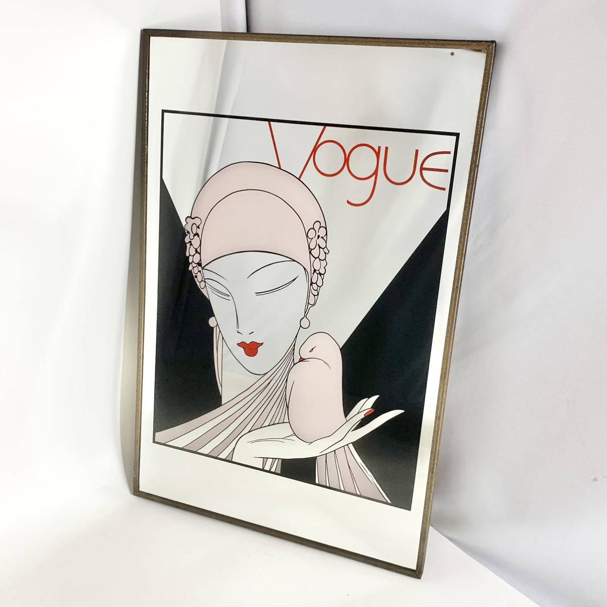 VOGUE パブミラー ET327] アンティーク Vogue ヴィンテージ レトロ