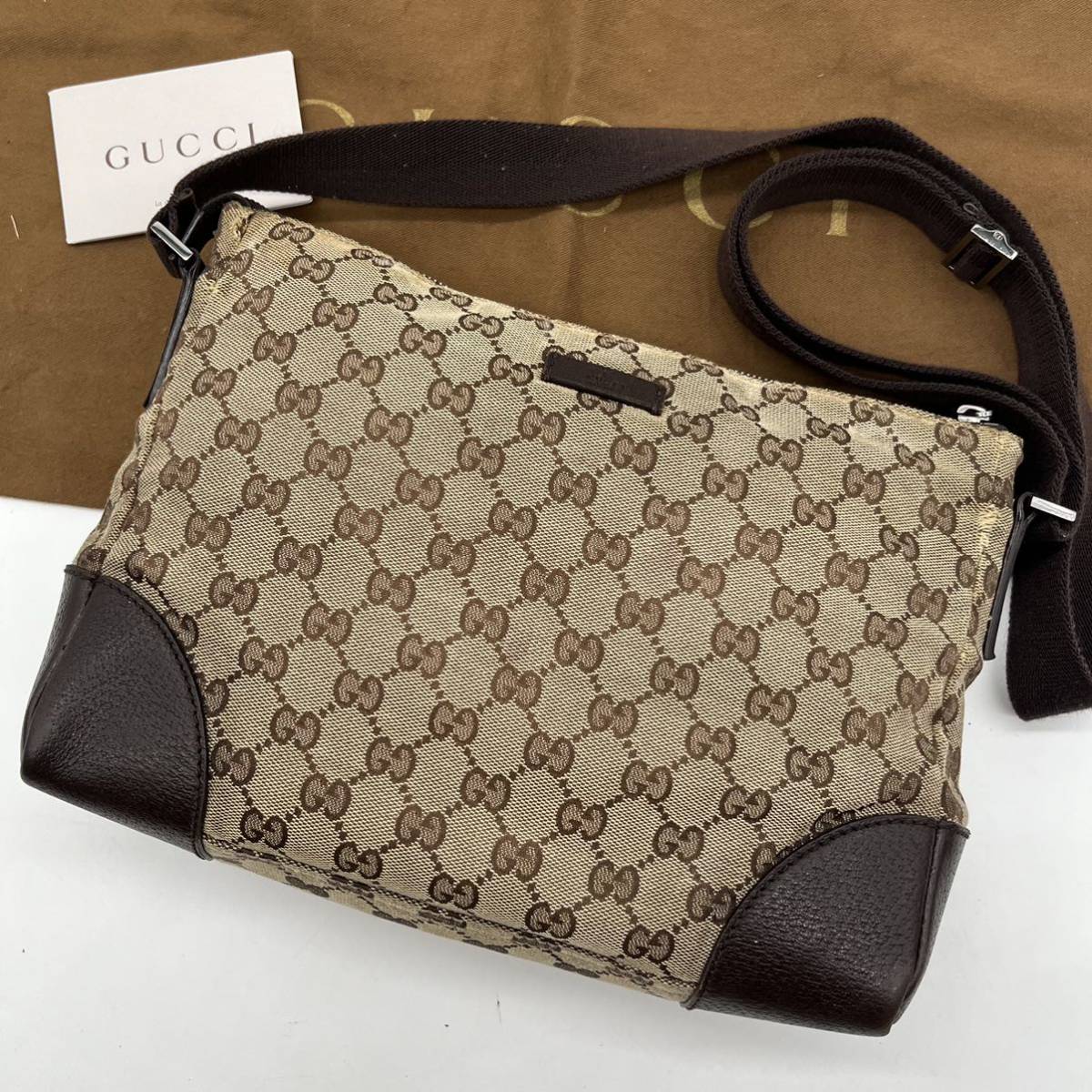 ◇極美品◇GUCCI グッチ ショルダーバッグ メッセンジャーバッグ 斜