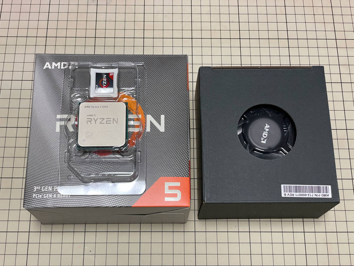 数量限定，最新作】 AMD Ryzen5 3600 BOX 純正クーラー未使用 AM4