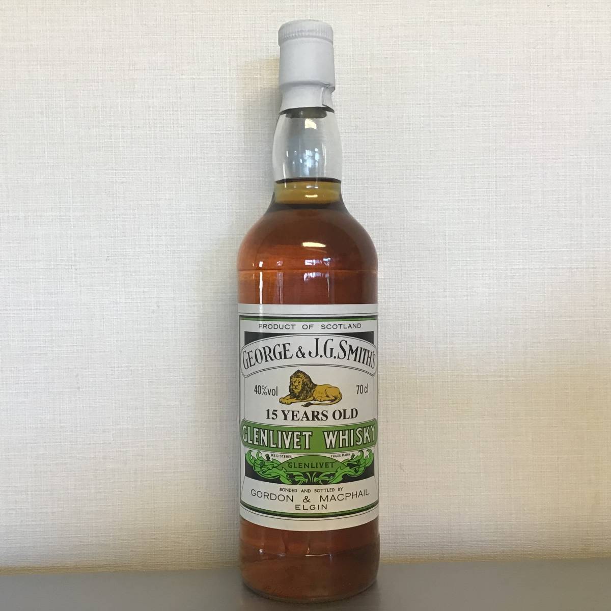 George & J.G.Smith's 15 Years Old Glenlivet Whisky & Glenlivet