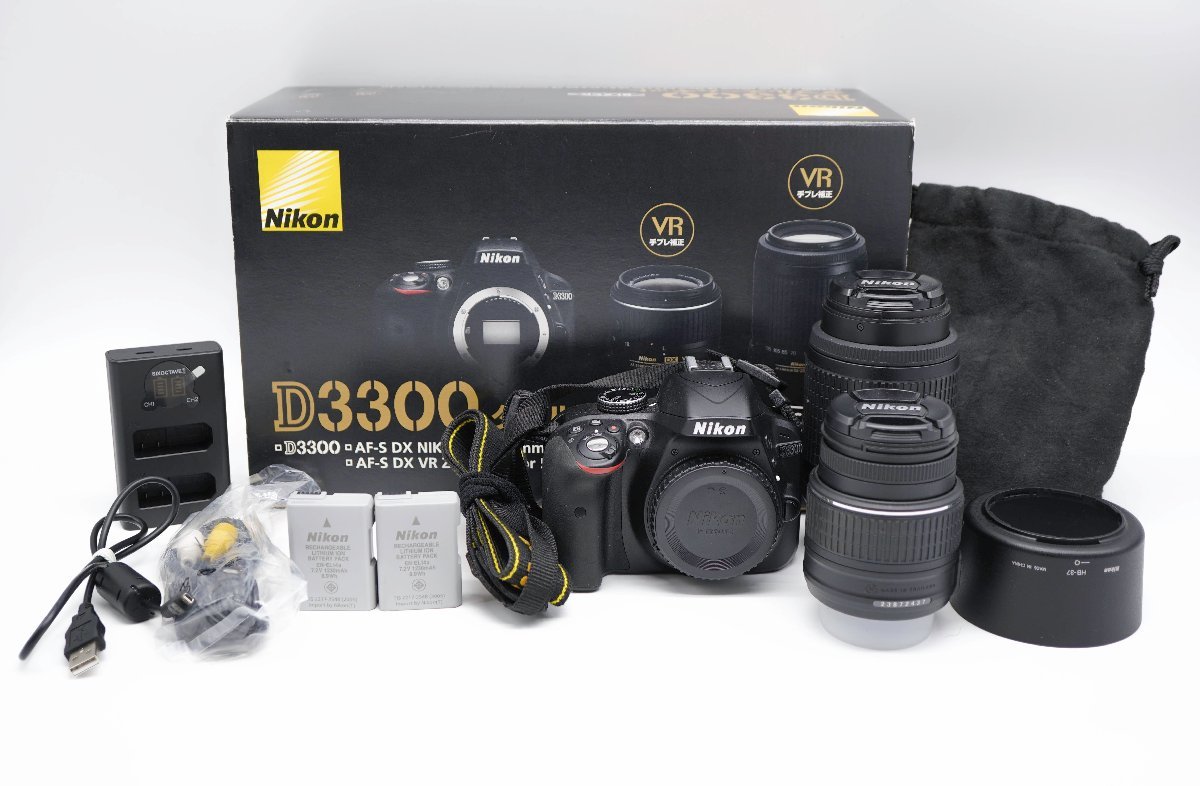 動作品 ニコン Nikon D3300 レンズ AF-S NIKKOR 18-55mm f3.5-5.6G II