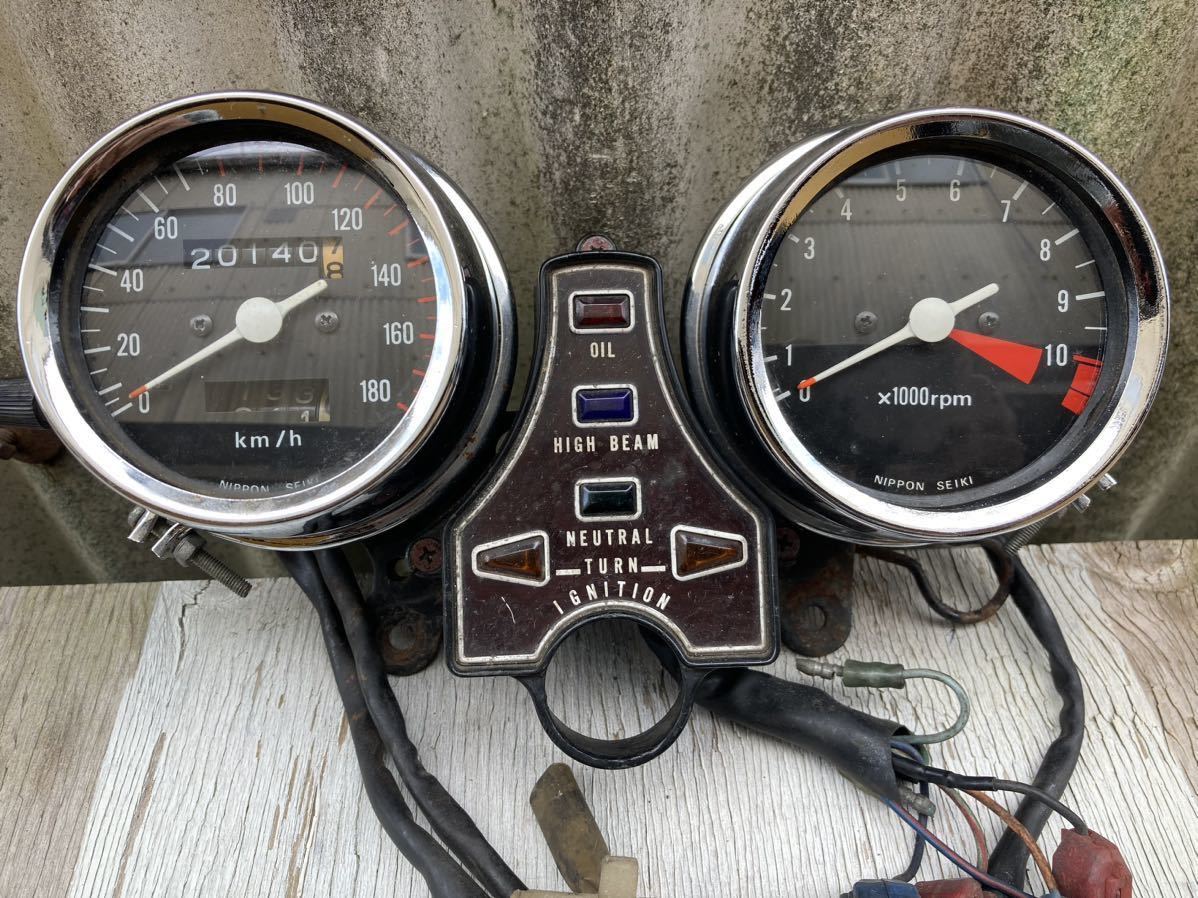 スーパーホーク3 純正 メーター ホーク3CB250NCB400Nスーパーホーク