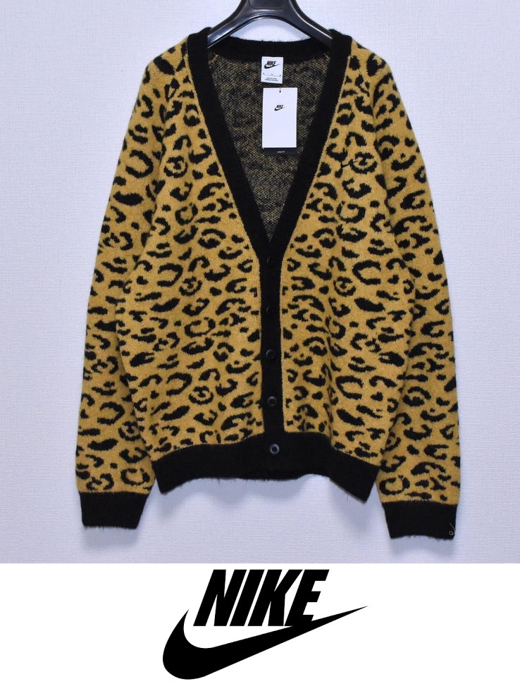 即決】新品 NIKE NSW サーカ レオパード カーディガン L DV9905-725 