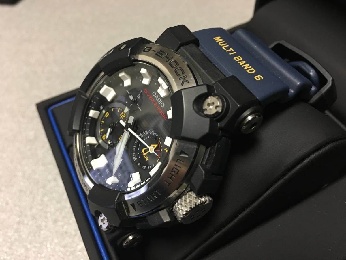 G-SHOCK FROGMAN GWF-A1000-1A2JF （ブラック×ブルー）中古品 状態良好 