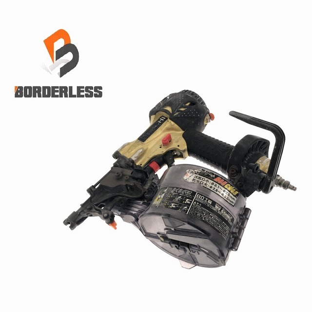 ☆中古品☆HITACHI 日立工機 65mm 高圧 ロール釘打機 NV65HMC ロール釘打ち機 エア釘打機 エア釘打ち機 コイルネイラ 76973