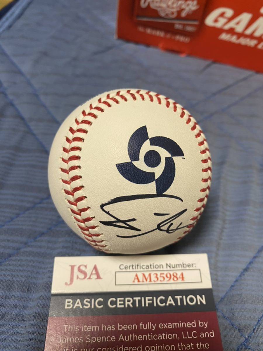 WBC日本代表 ダルビッシュ 直筆サイン ボール JSA WBC 公式球