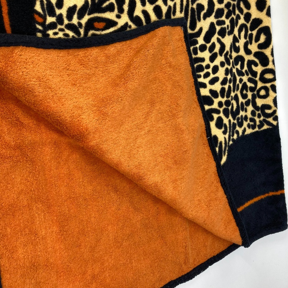 HERMES エルメス レオパード 豹柄 ヒョウ ビーチタオル バスタオル