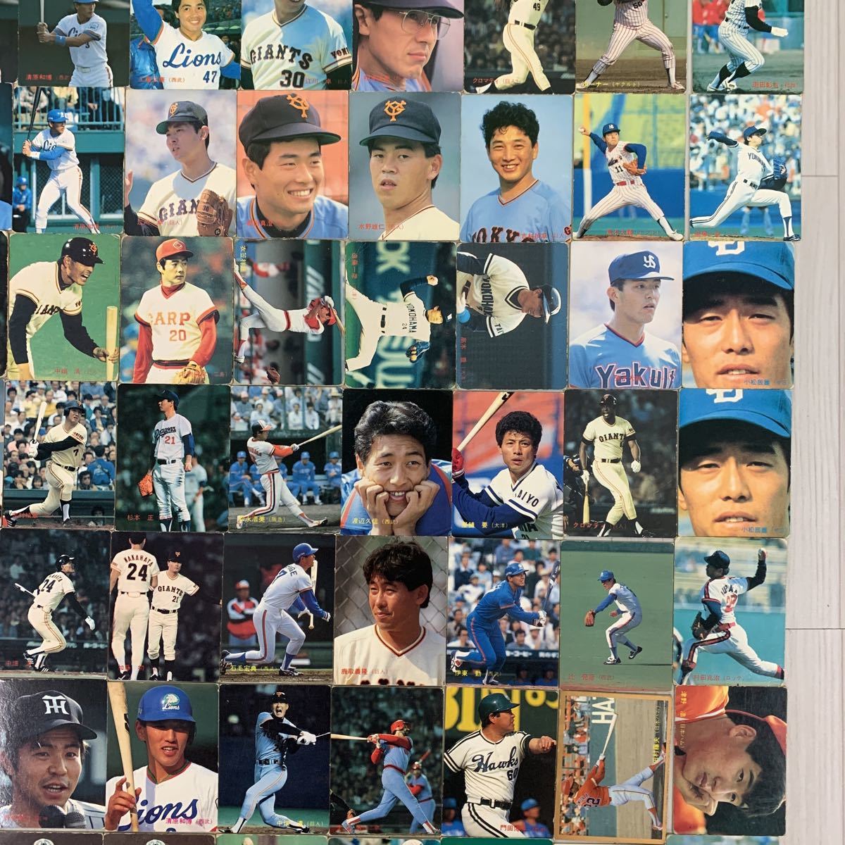 ④ カルビー プロ野球カード 1987 原辰徳 落合博満 岡田彰布 衣笠祥雄 