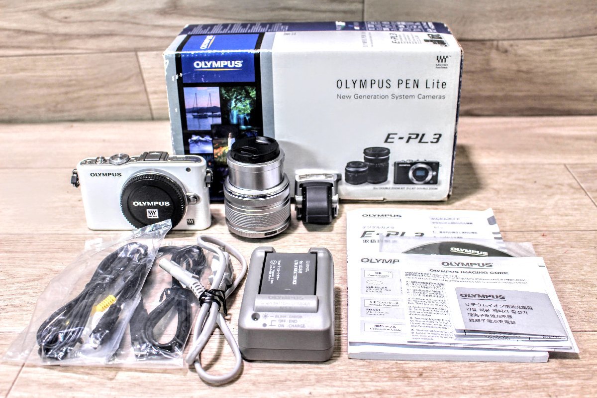 1円~【通電確認済み】OLYMPUS PEN Lite E-PL5 M，ZUIKO DIGITAL 14
