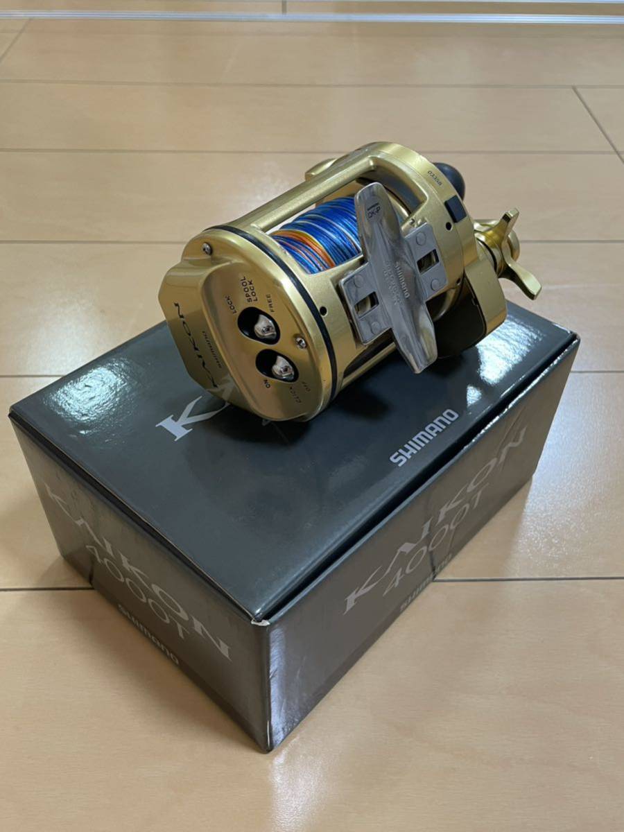 SHIMANO ( シマノ ) 海魂 4000T KAIKON 両軸 石鯛 底物リール(シマノ