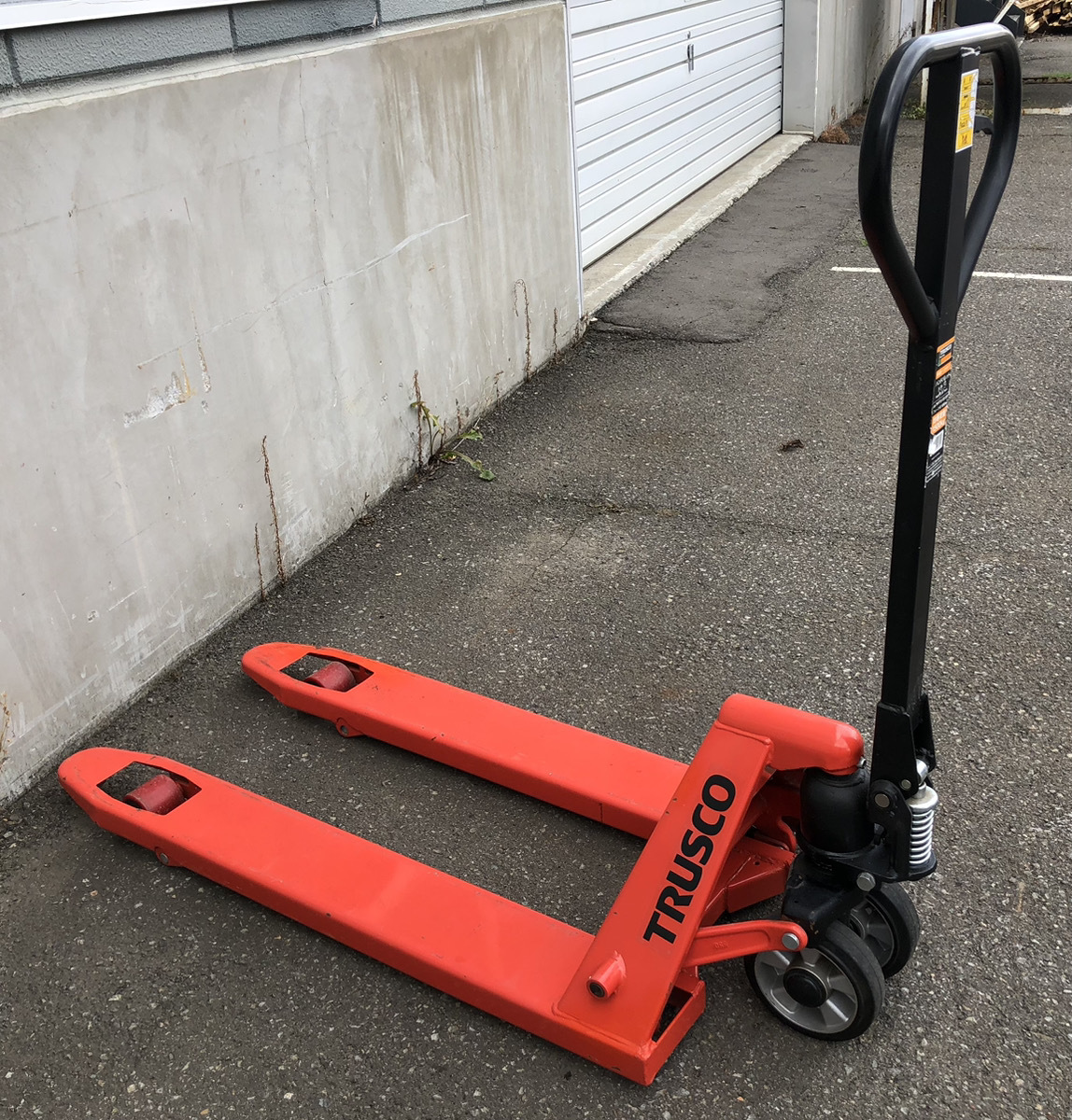 札幌引取り限定] TRUSCO ハンドパレット トラック 1.5tタイプ THPT15