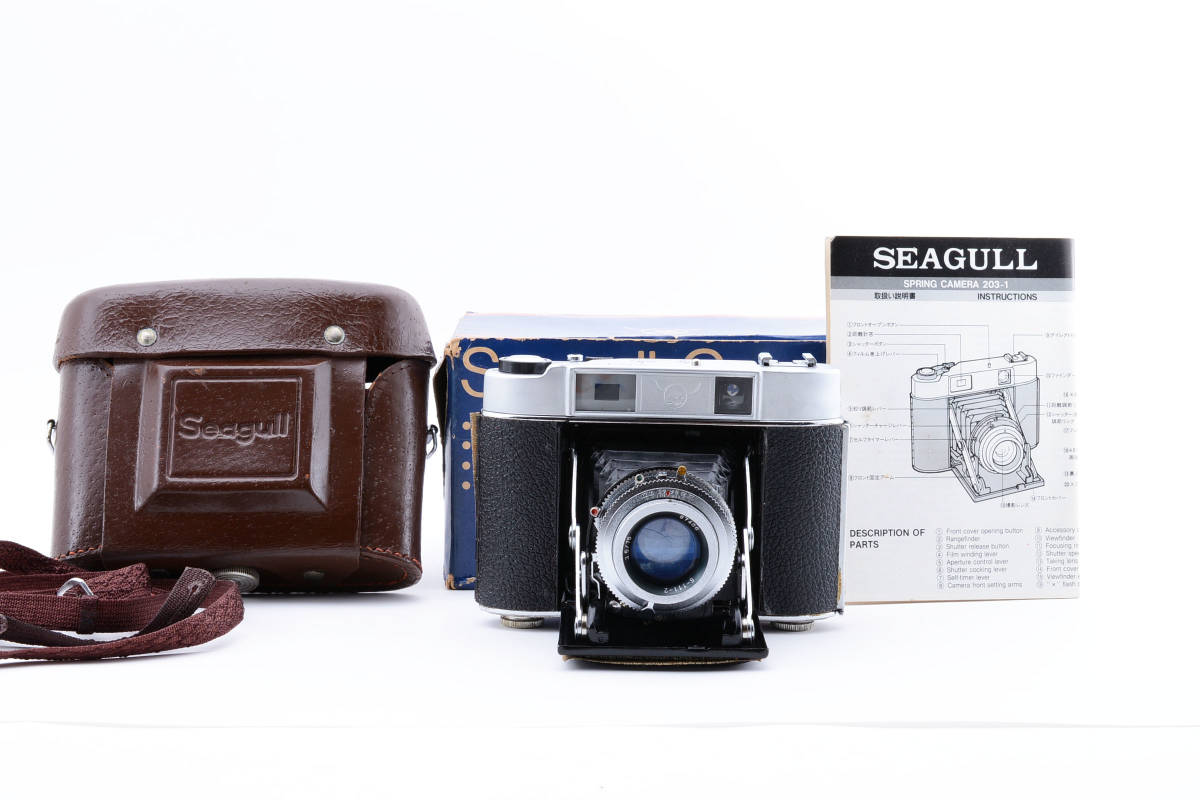 カメラ 美品 海鴎 Seagull 203 蛇腹 カメラ フィルム