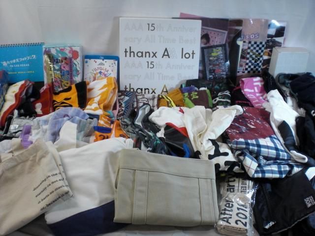 【まとめ売り 動作未確】 AAA 西島隆弘 Nissy 他 Blu-ray タオル クリアファイル 等 グッズセット