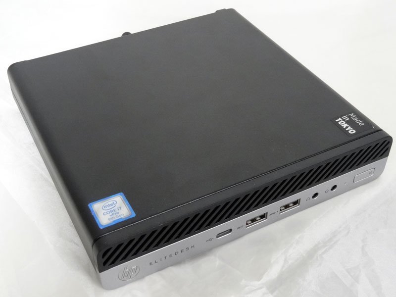EliteDesk 800 G5 Corei7-9700T 8コア第9 世代 /8G/M.2 512G 稼働時間