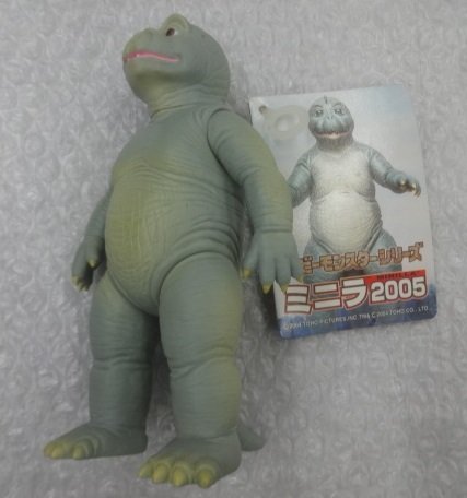 ☆当時物 タグ付き バンダイ 2005 ミニラ ソフビフィギュア ムービー