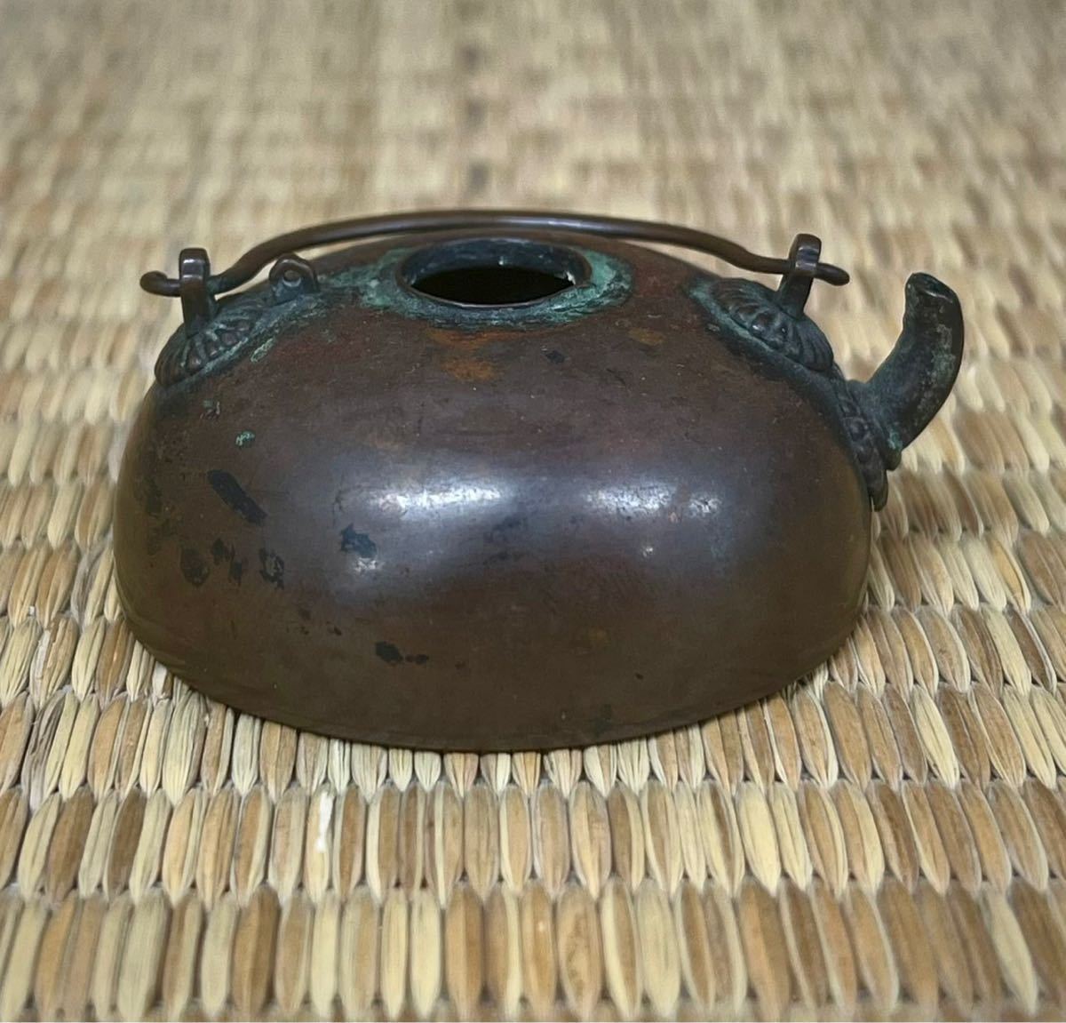 土江田コレクション／古銅 水滴 鎌倉時代 図録掲載品／京都.法勝寺小 