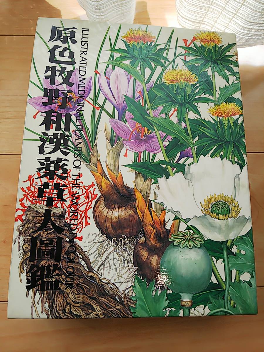 819 原色牧野和漢薬草大図鑑 大型本 植物 薬草 漢方薬 北隆館 本、雑誌