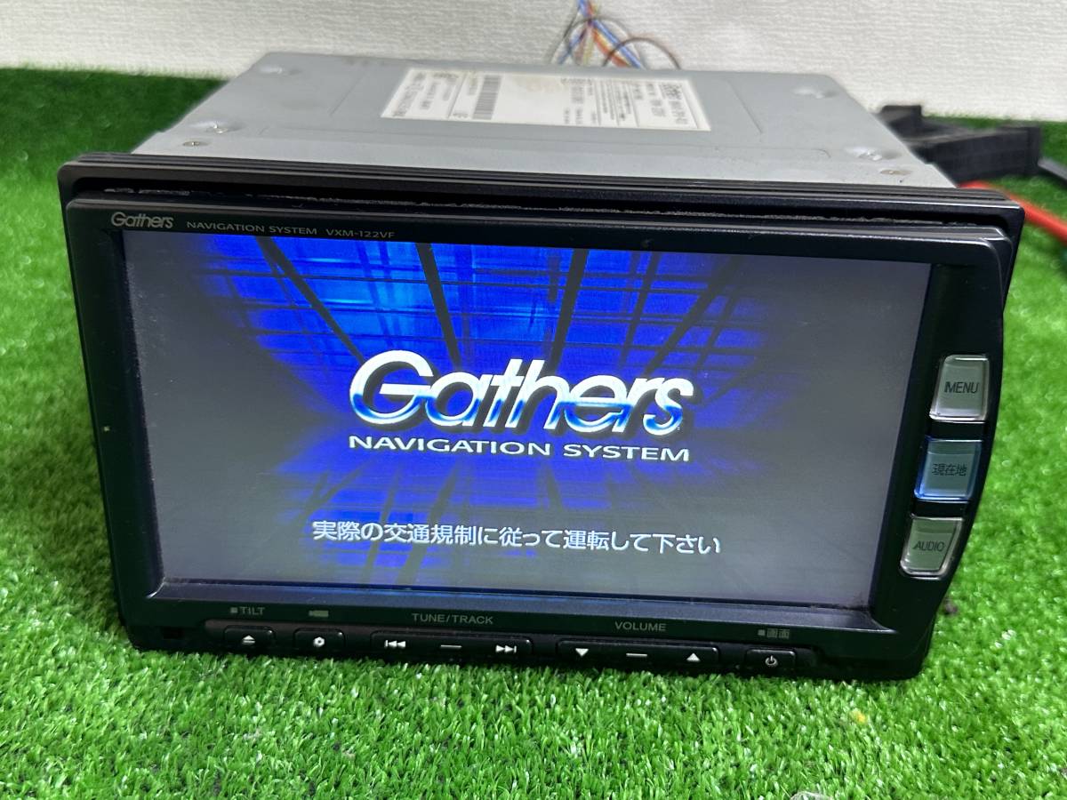 タッチ新品!★ホンダ純正 VXM-122VF BT対応・DVD・地デジ★動作良好 HONDA 純正ナビ Gathers 型式 VXM-122VF DVD再生 Bluetooth テレビ