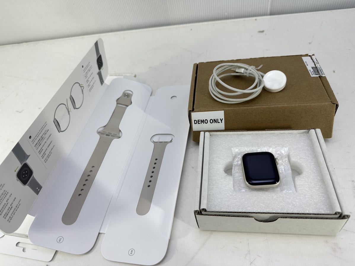 Apple Watch アップルウォッチ SE 2ndGen GPSモデル　 40mm 　スターライト スポーツバンド　3K596J/A-A2722　デモ機 美 