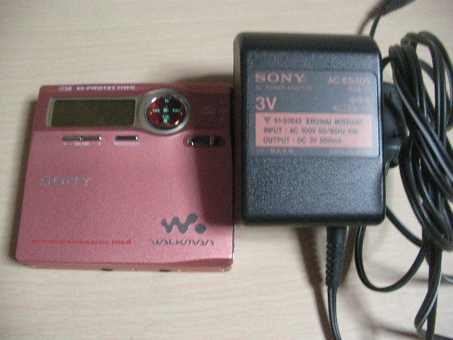 即決】動作確認済み SONY ソニー MZ-R910 ピンク ポータブル MD