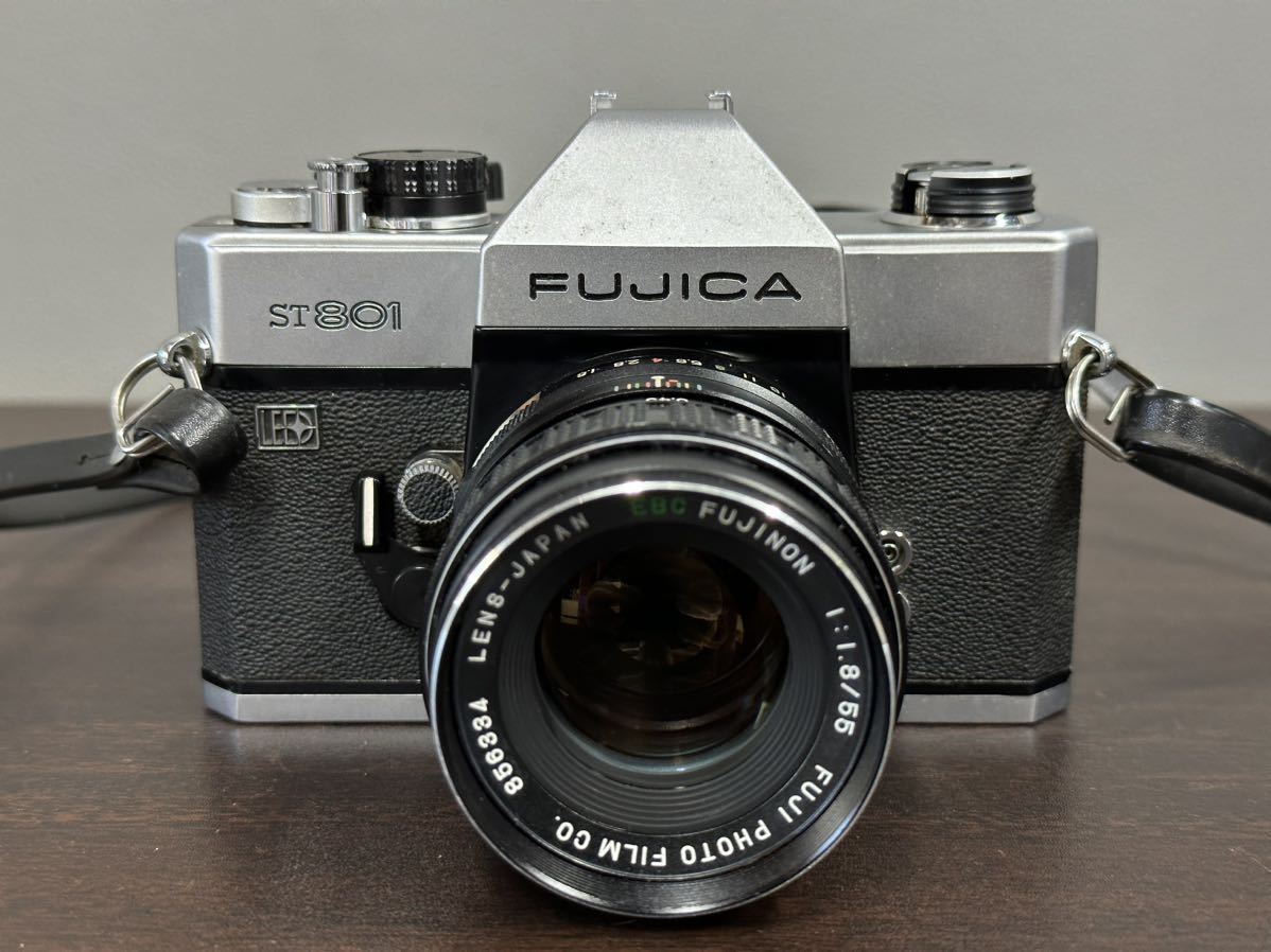 FUJICA フジカ ST801 EBC FUJINON F1.8 55mm 一眼レフ フィルムカメラ