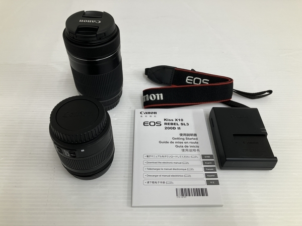 Canon EOS Kiss X10 一眼レフカメラ ダブルズームキット キャノン 中古