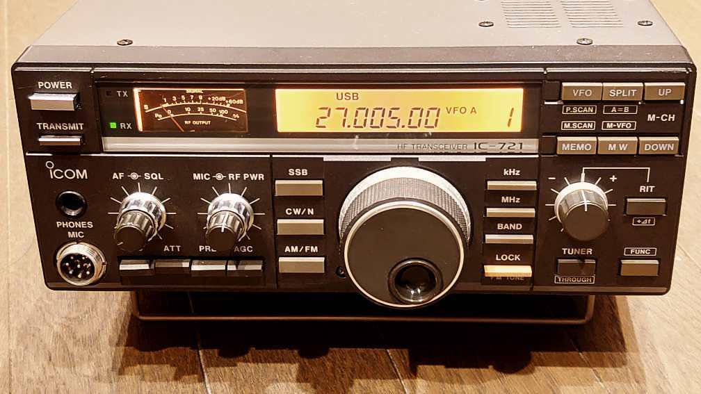 アイコム ICOM IC-721 HFトランシーバー アマチュア無線機本体