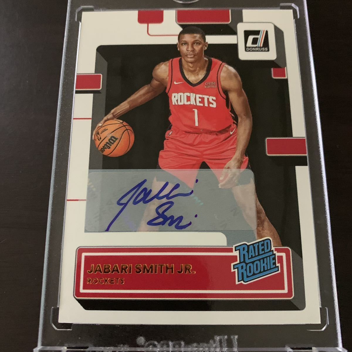 【直筆サイン】NBA ジャバリ・スミス・ジュニア　25枚限定 激レア!】Jabari Smith Jr. RC 2022-23 Panini Donruss SSP 直筆サイン