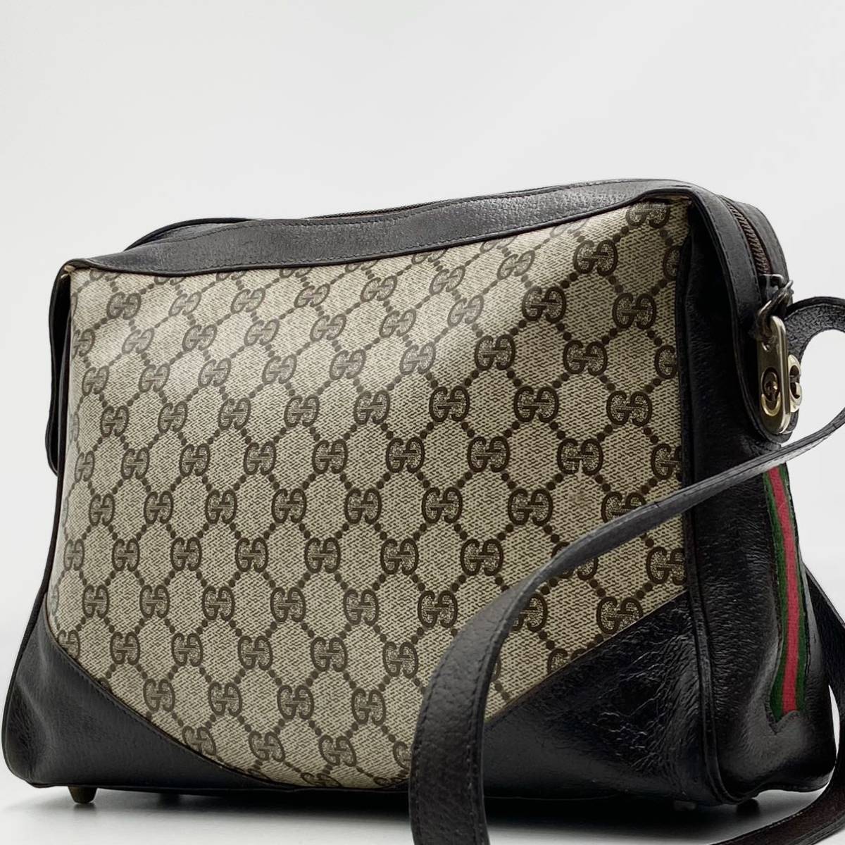 1円【希少】入手困難 OLD GUCCI オールドグッチ ショルダーバッグ