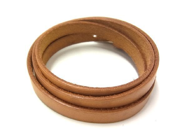 ブランドアクセサリー HERMES エルメス アピ3 レザー シルバー金具 3連 