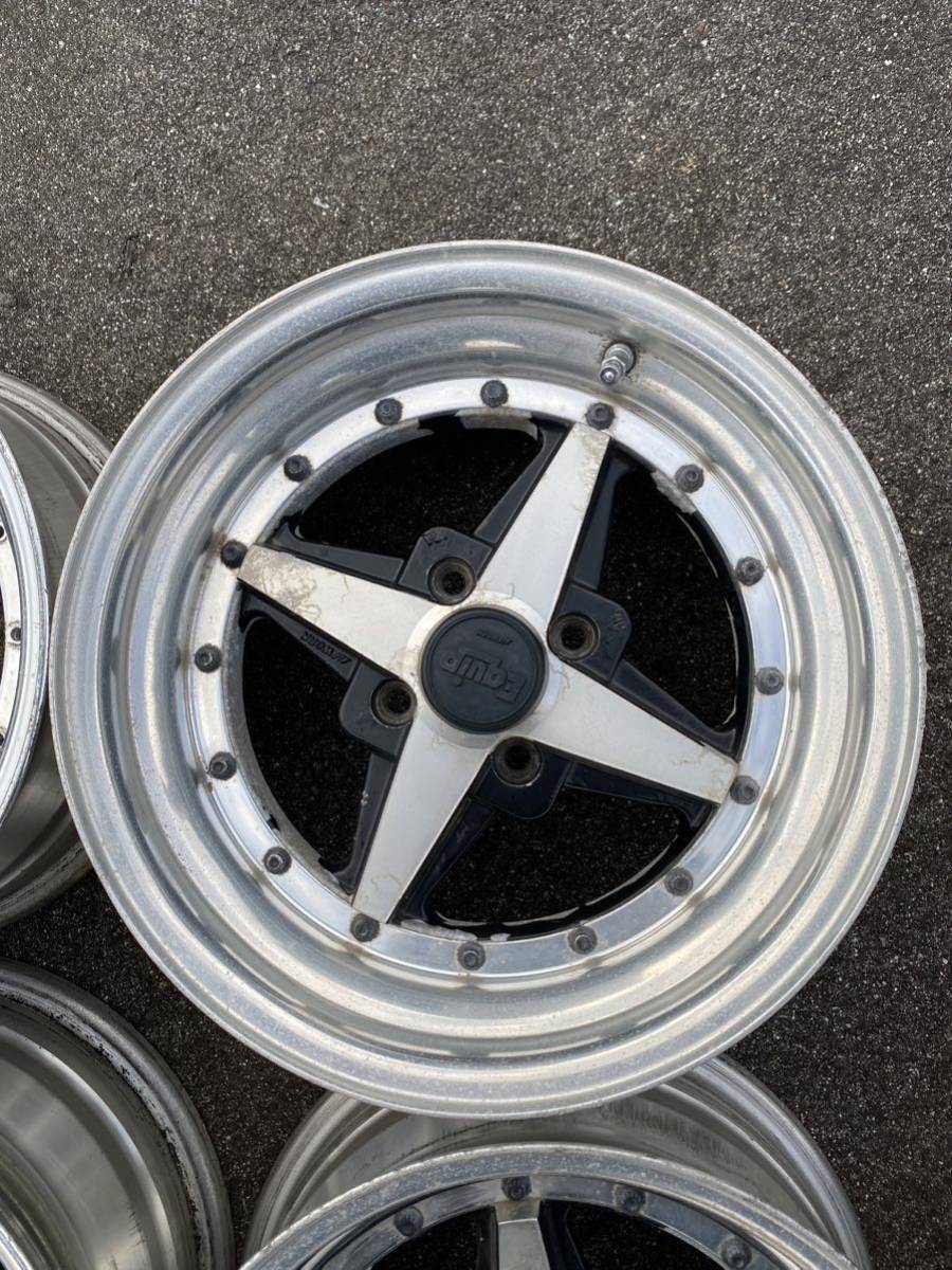 当時物WORK equip 01 PCD100 14inch 7J 38 4本 【公式通販】