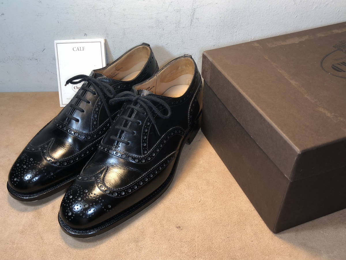 チャーチ Church’s チェットウィンド フルブローグ Chetwynd 173ラスト UK 5 F 美品 やや難アリ