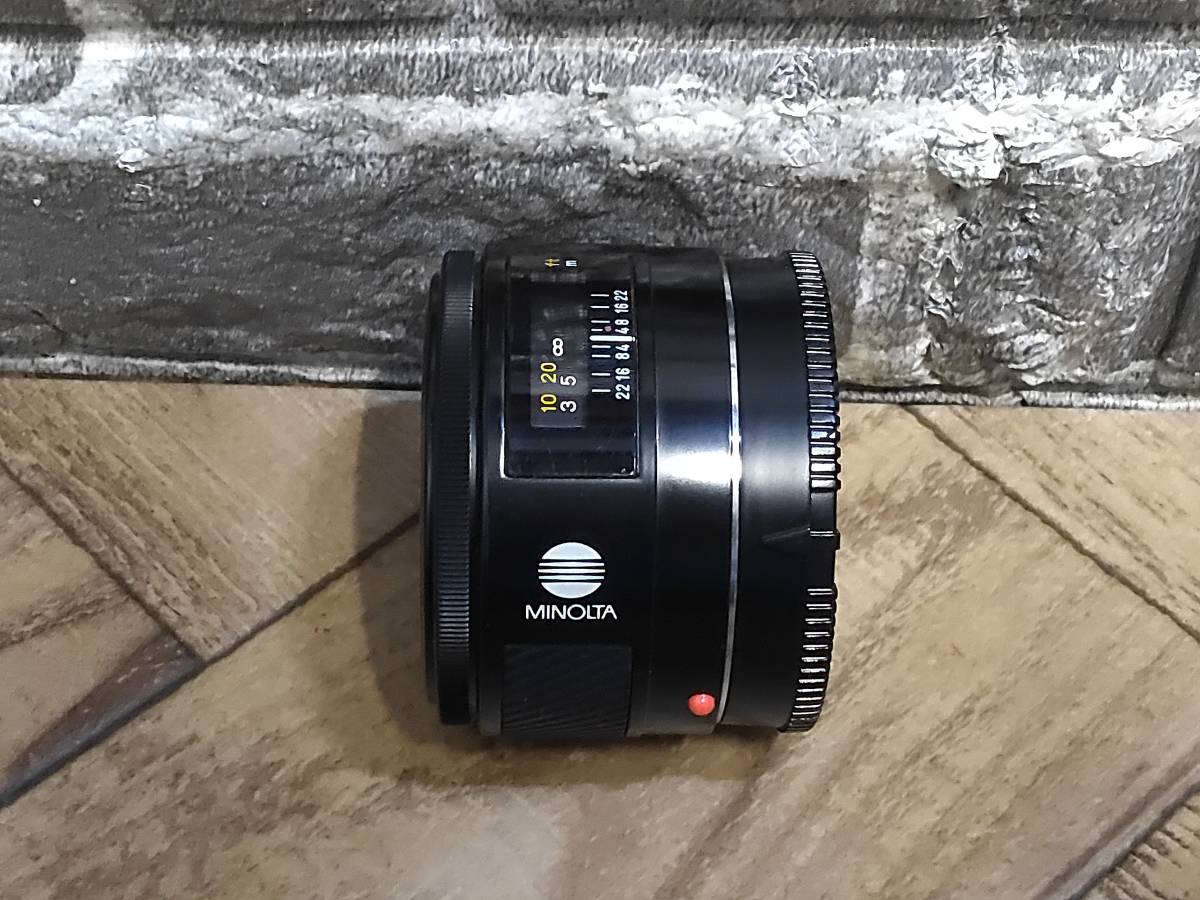 MINOLTA AF 50mm F1.4 Φ55mm MINOLTA 50mm F1.4 レンズ