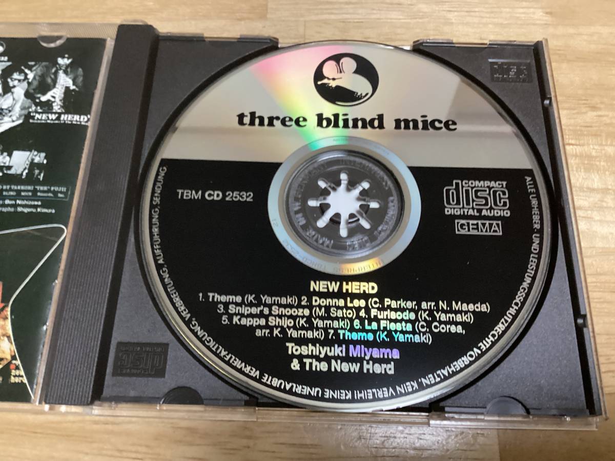 CD・宮間利之とニュー・ハード・TBM・西独盤「NEW HERD」CD2532
