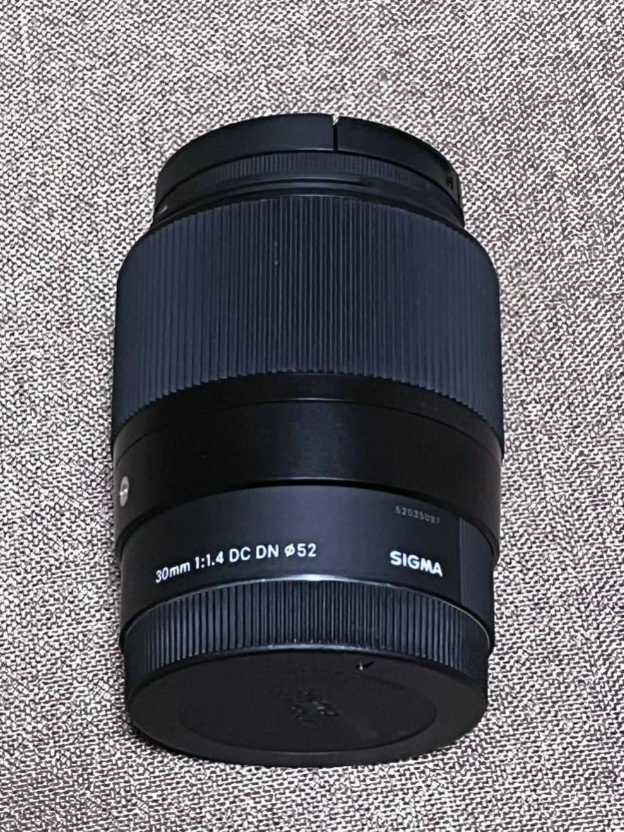 美品]SIGMA 30mm F1.4 DC DN Contemporary SONY Eマウント用