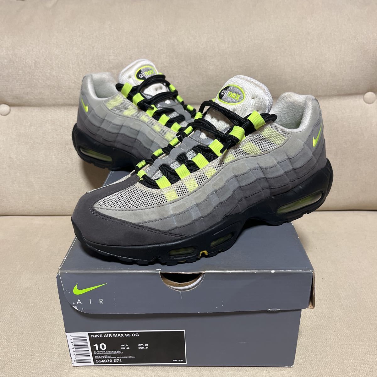NIKE AIR MAX 95 OG ナイキ エアマックス イエローグラデ 18年製 