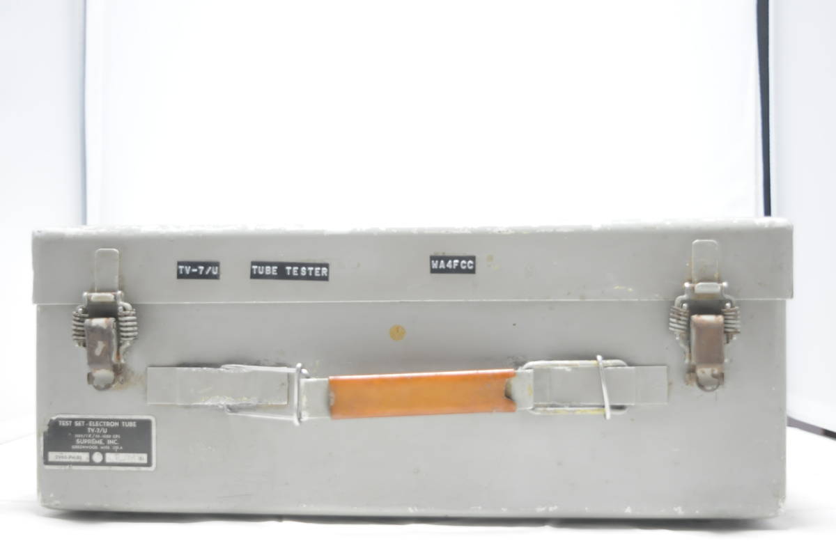 真空管試験機 Tube Tester TV-7D⁄U 真空管試験機 TV-7D⁄U テストデータ