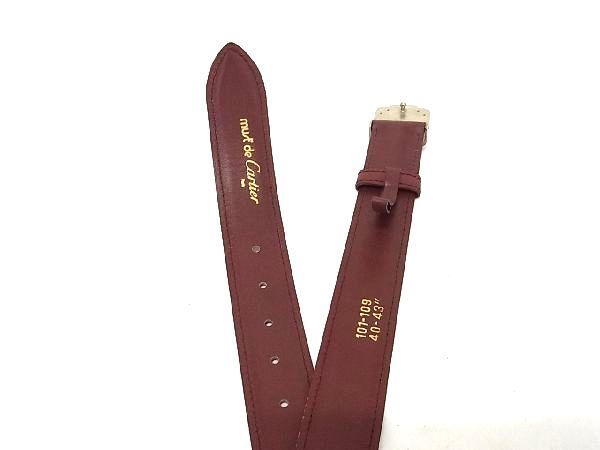 1円 □美品□ Cartier カルティエ マストライン レザーベルト メンズ