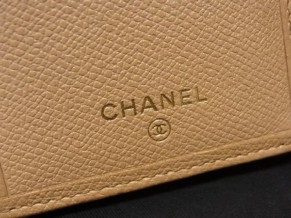 1円 CHANEL シャネル ココマーク ココボタン レザー 二つ折り 長財布