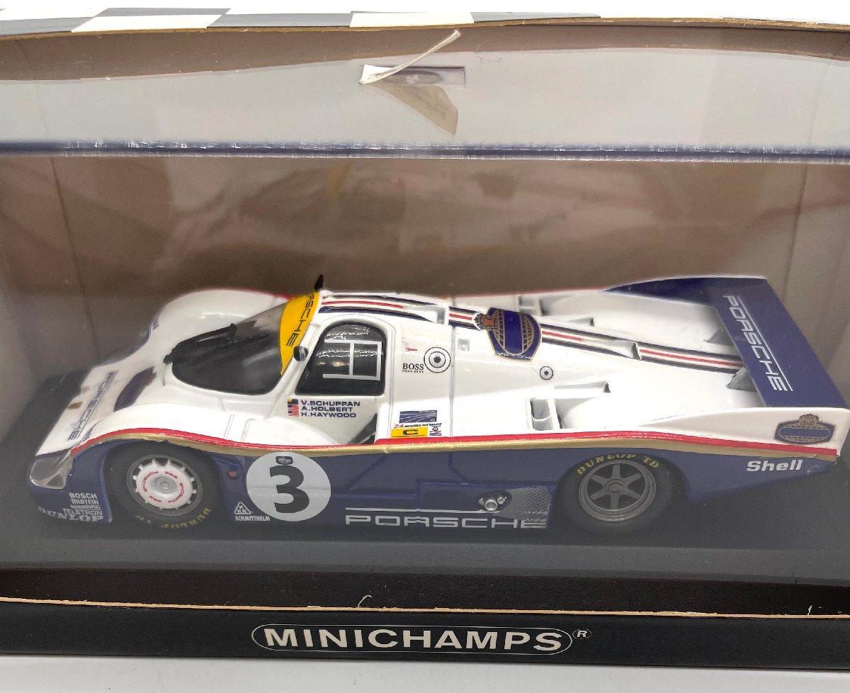 Minichamps 1/18 Scale diecast - 180 866508 Porsche 956L 24H Le Mans 1986 Stars - R.M.Toys Ltd