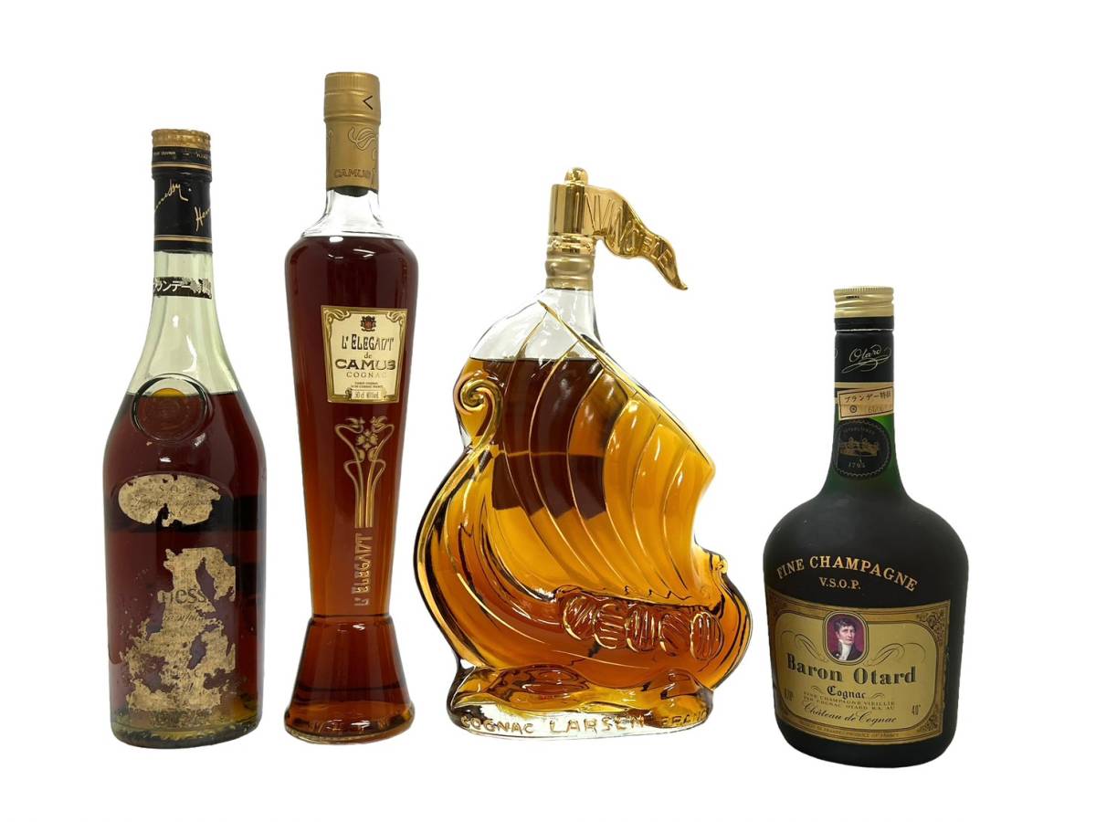 未開栓 コニャック おまとめ4本】ヘネシー VSOP グリーン/カミュ