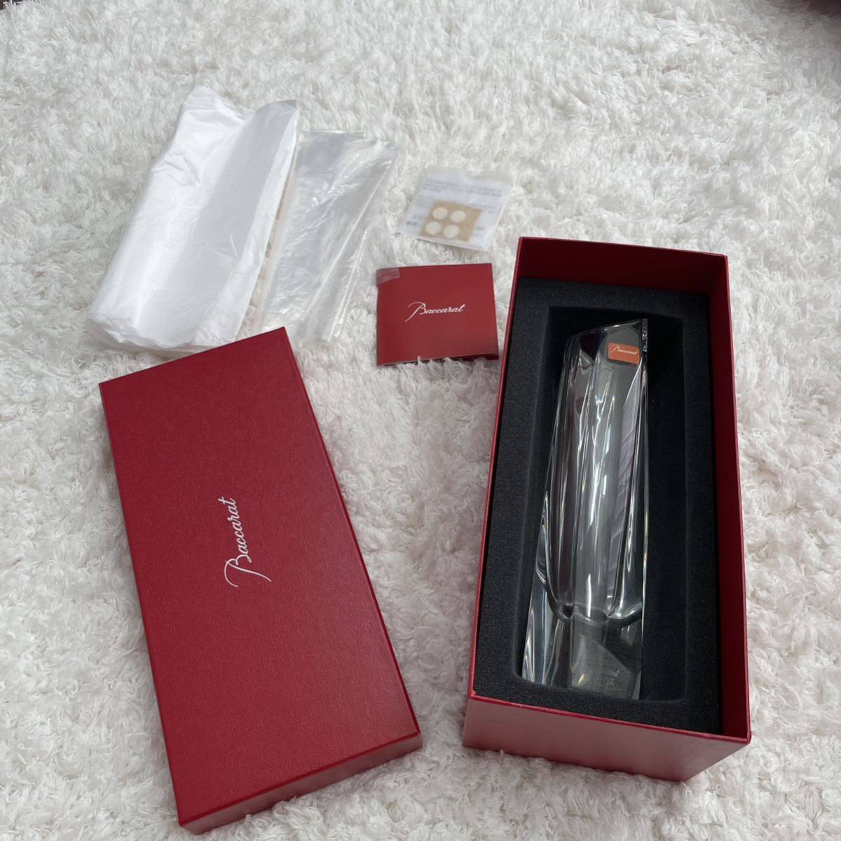 Baccarat バカラ リゴット 花瓶 フラワーベース バカラ リゴット フラワーベース 花瓶 サイズ：縦約20㎝ 【公式通販】