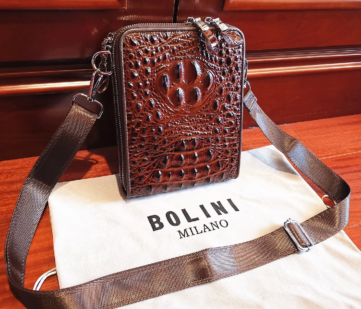 最上級逸品18万◇イタリア・ミラノ発*BOLINI/ボリニ・最上級牛革