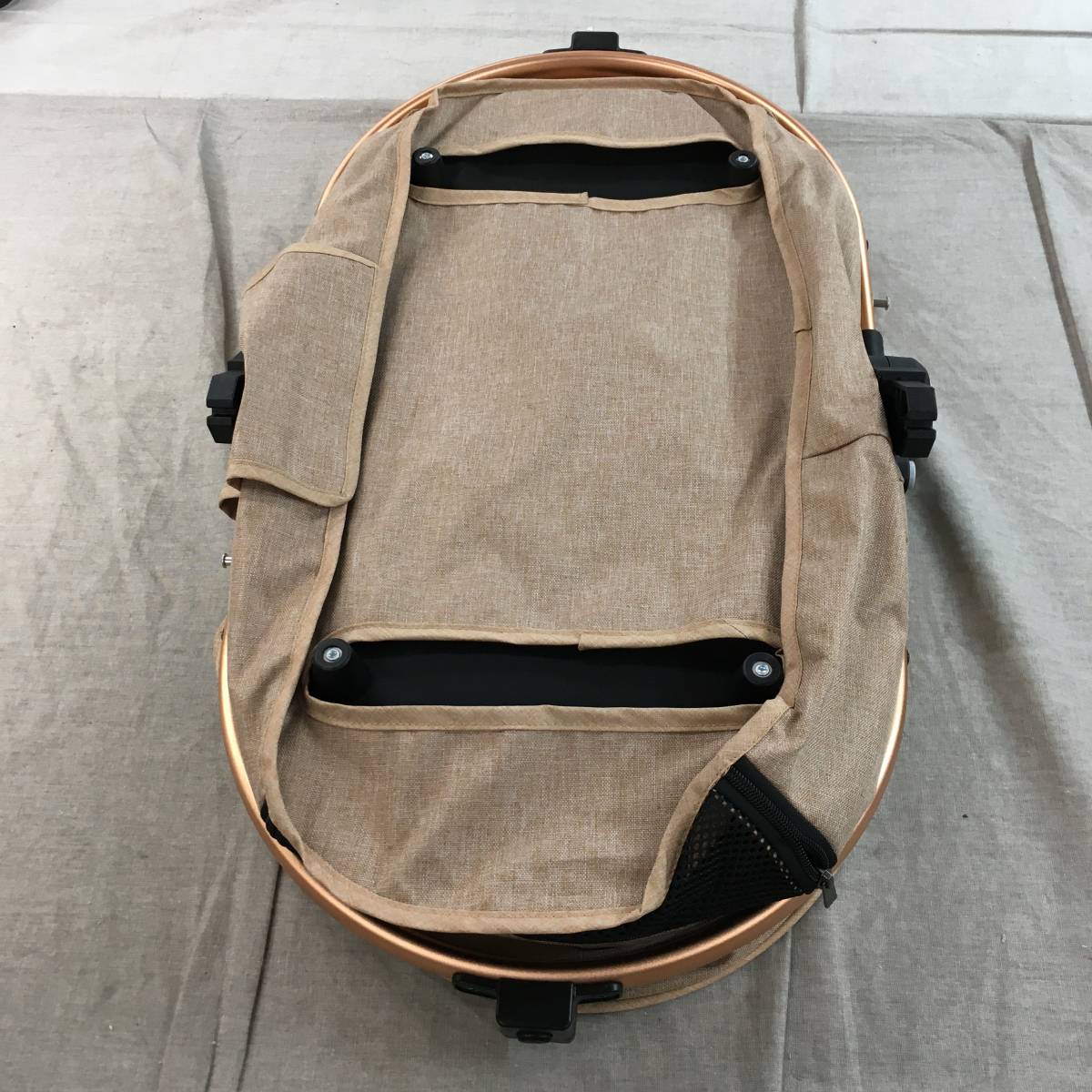 分離型 SKISOPGO ペットカート 対面 対面式 カーキ)ペットカート