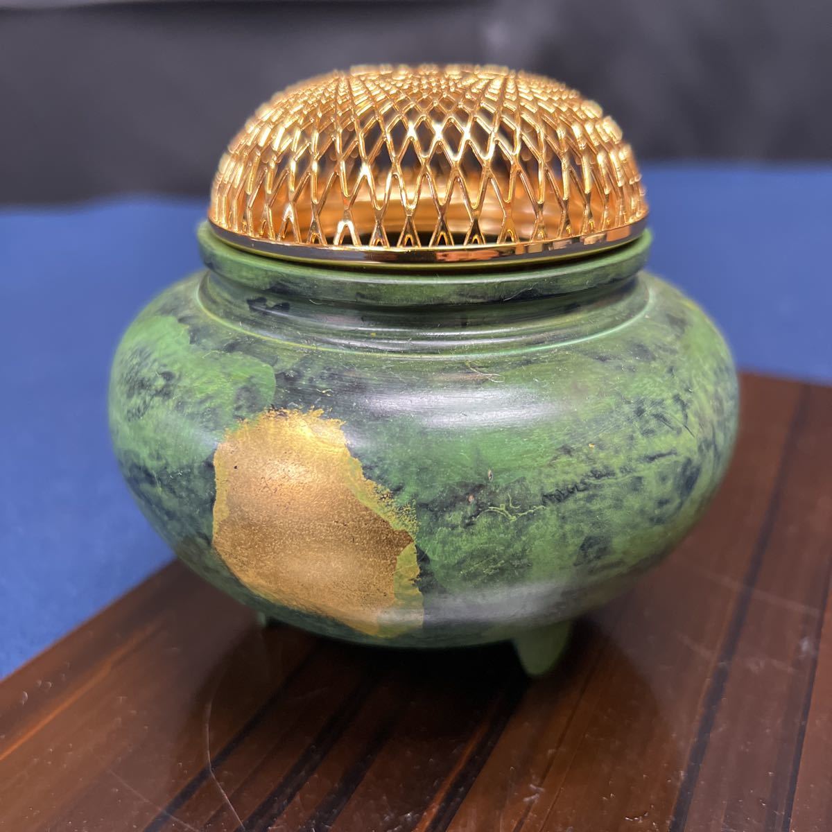 香炉 鉄鉢　緑金　香道具 茶道具　香り　鋳銅　瑞峰作　共箱 - 香炉&frasl;香器『高岡銅器福籠(梟)&frasl;ふくふくろう-FUKUFUKUROU-鉄製・敷 共箱 2026年最新Yahoo!オークション 「瑞峰作」の落札相場・落札価格 法要